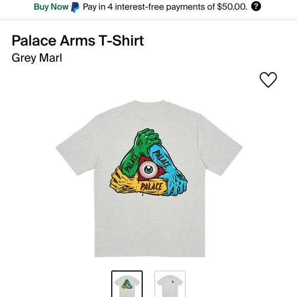 Palace “ARMS” T shirt - Picture 2 of 3